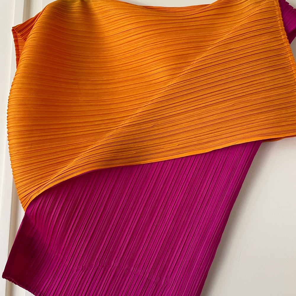 Issey Miyake Orange and Pink 2 pc. Set JP 3 - Picture 2 of 5
